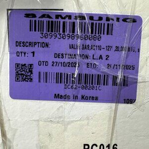 DC62-00201C Gas valve OEM BRAND NEW
